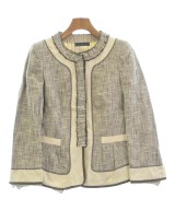 Alberta Ferretti ノーカラージャケット