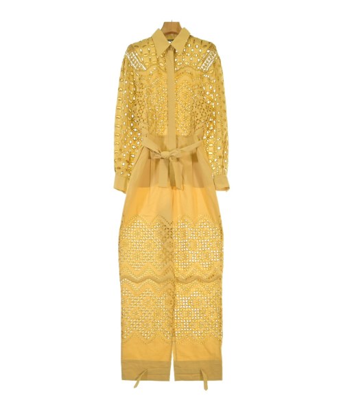 Alberta Ferretti(アルベルタフェレッティ)オールインワン/サロペット 黄 サイズ:38(S位)/2200676254242