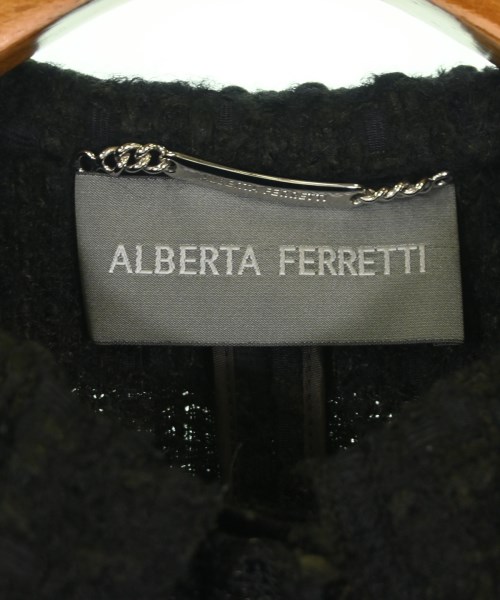 Alberta Ferretti（アルベルタフェレッティ）カジュアルジャケット 黒 サイズ:42(M位) レディース/2200706809015