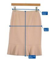 Alberta Ferretti（アルベルタフェレッティ）ひざ丈スカート ベージュ サイズ:38(S位) レディース/2200689615016
