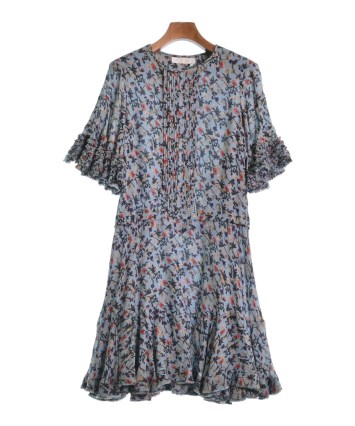 新品タグ付き　クロエ　ワンピース　160cm Chloe（クロエ）ワンピース 青 サイズ:34(XXS位) レディース
