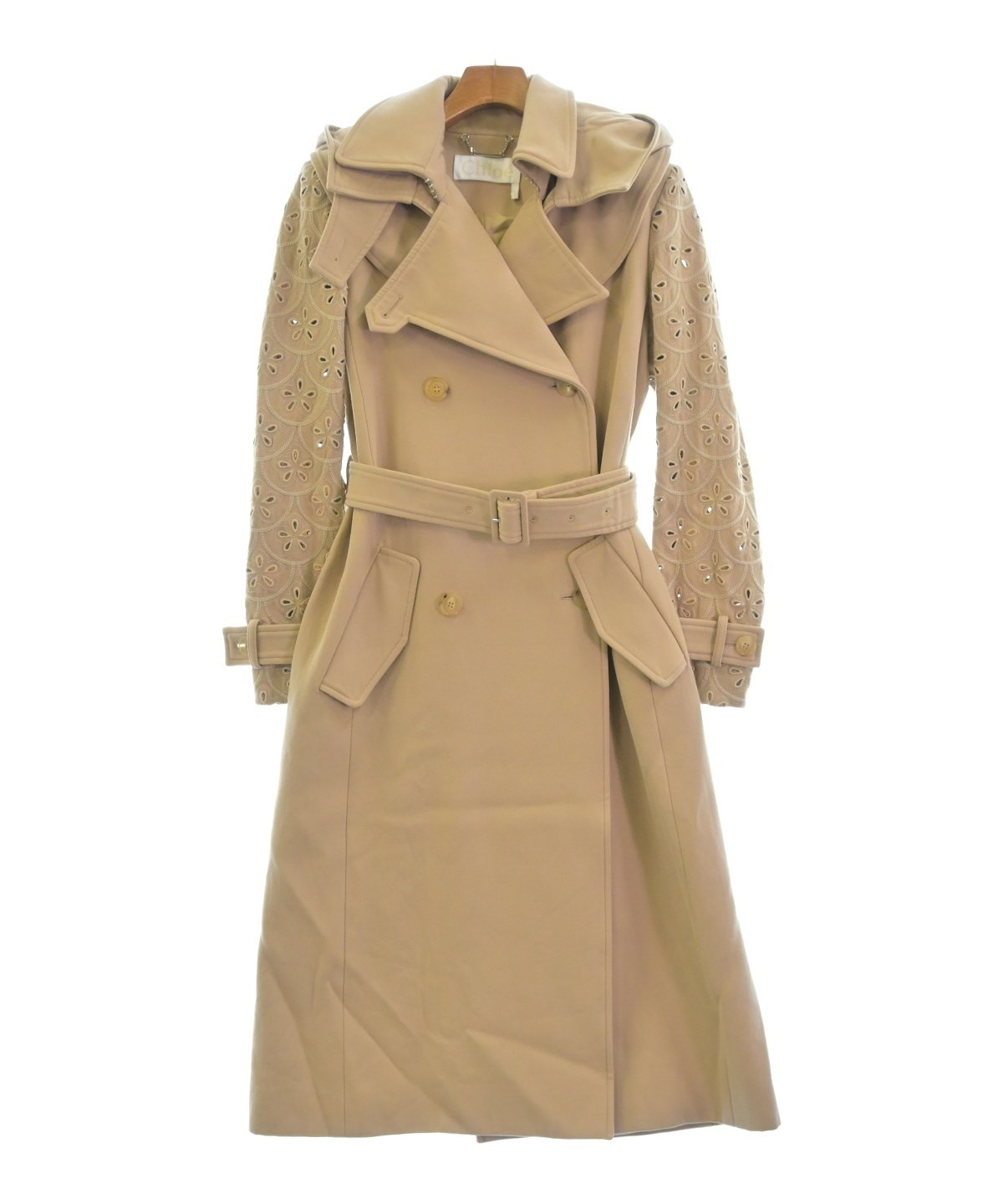 Chloe（クロエ）トレンチコート ベージュ サイズ:34(XXS位) レディース