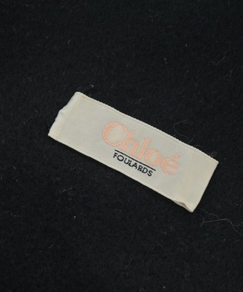 Chloe（クロエ）マフラー 黒 サイズ:- レディース/2200633499402