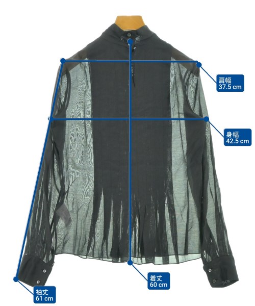 Chloe（クロエ）カジュアルシャツ 黒 サイズ:36(XS位) レディース/2200639223100