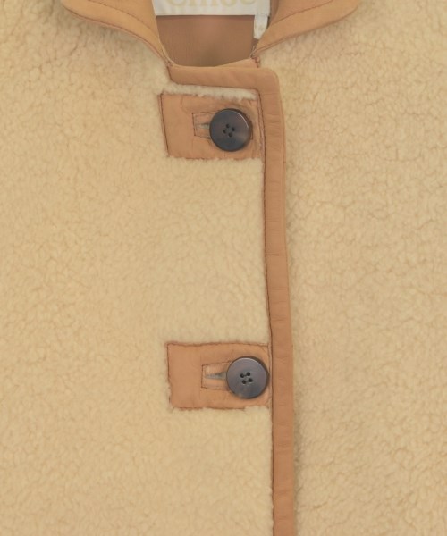 Chloe（クロエ）ムートンコート ベージュ サイズ:36(XS位) レディース/2200640516482