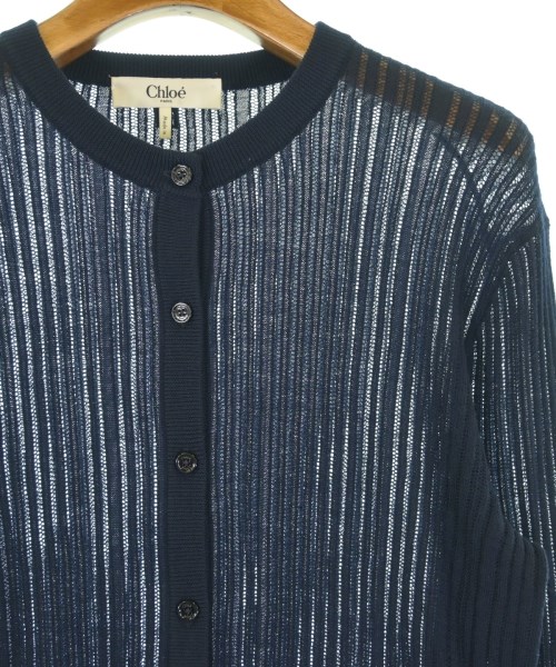 Chloe（クロエ）カーディガン 紺 サイズ:M レディース/2200640516499