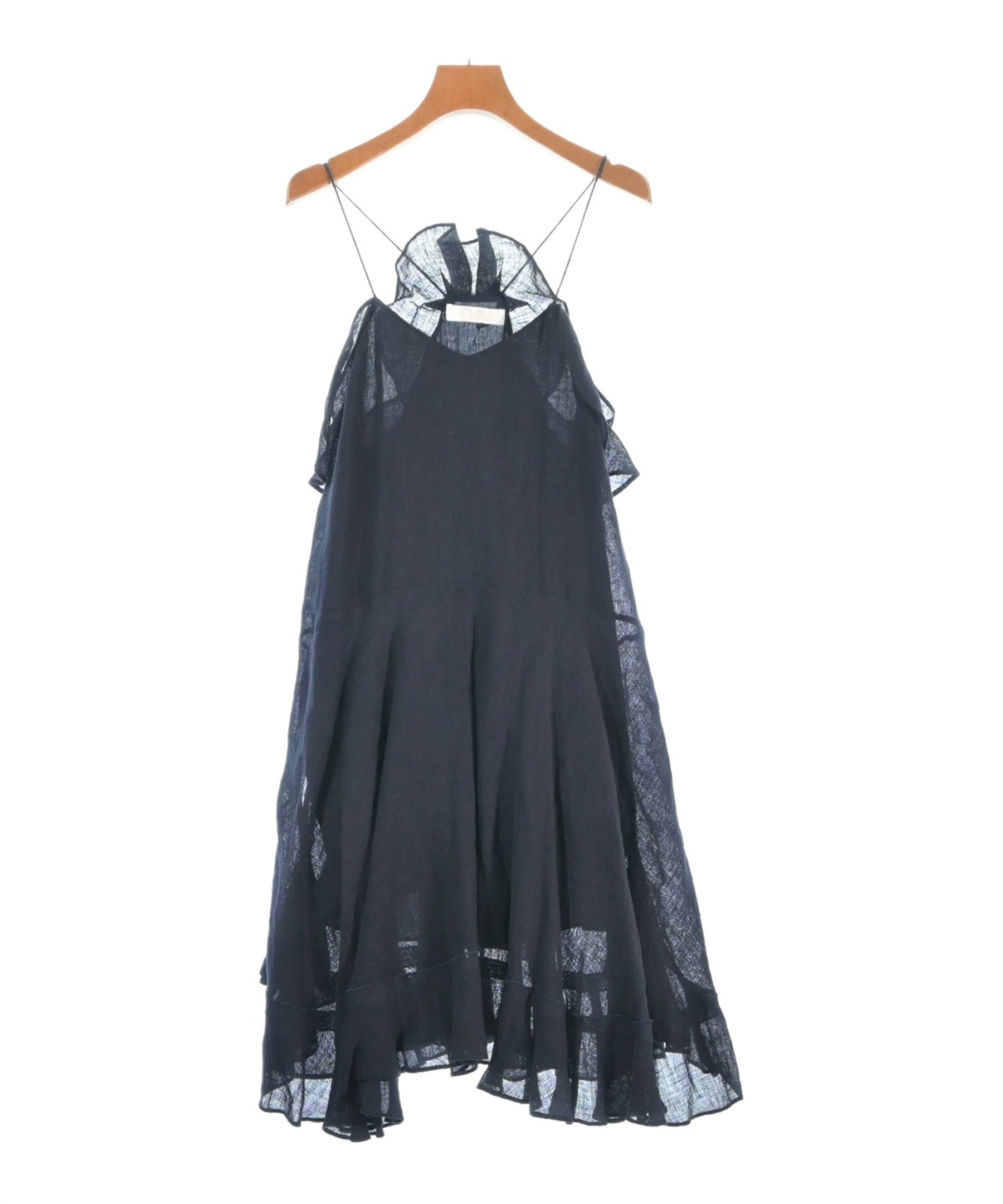 新品タグ付き　クロエ　ワンピース　160cm Chloe（クロエ）ワンピース 紺 サイズ:36(XS位) レディース