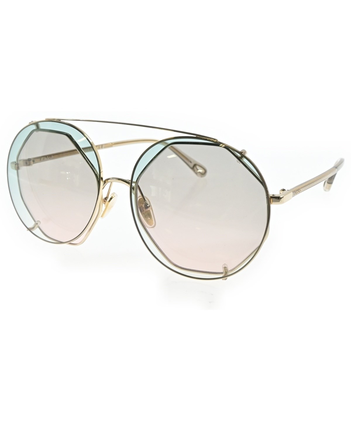 【美品】Chloe☆クロエ☆激レア☆ビンテージ☆サングラス☆ピンクゴールド クロエ Chloe サングラス レディース メンズ （ピンク/ゴールド