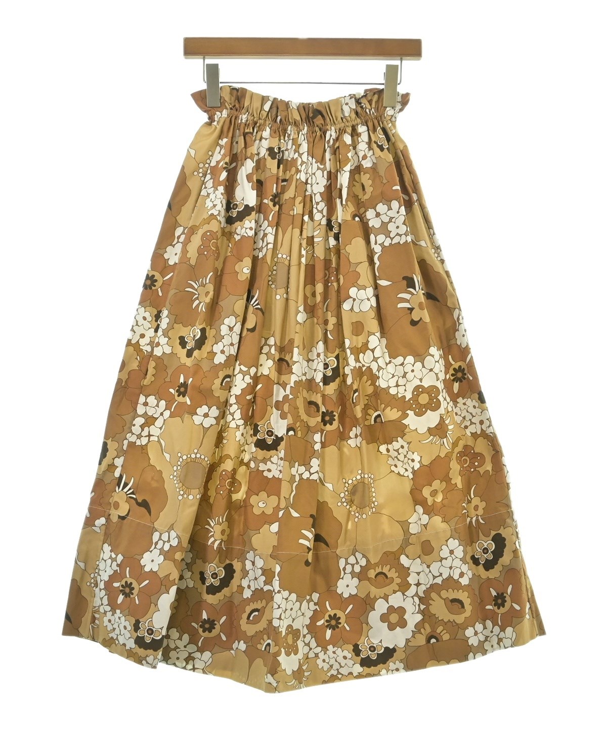 Chloe（クロエ）ロング・マキシ丈スカート 茶 サイズ:34(XXS位