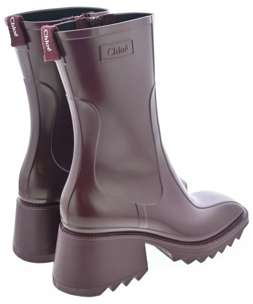 Chloe（クロエ）ブーツ 赤 サイズ:EU39(25.5cm位) レディース/2200613141017