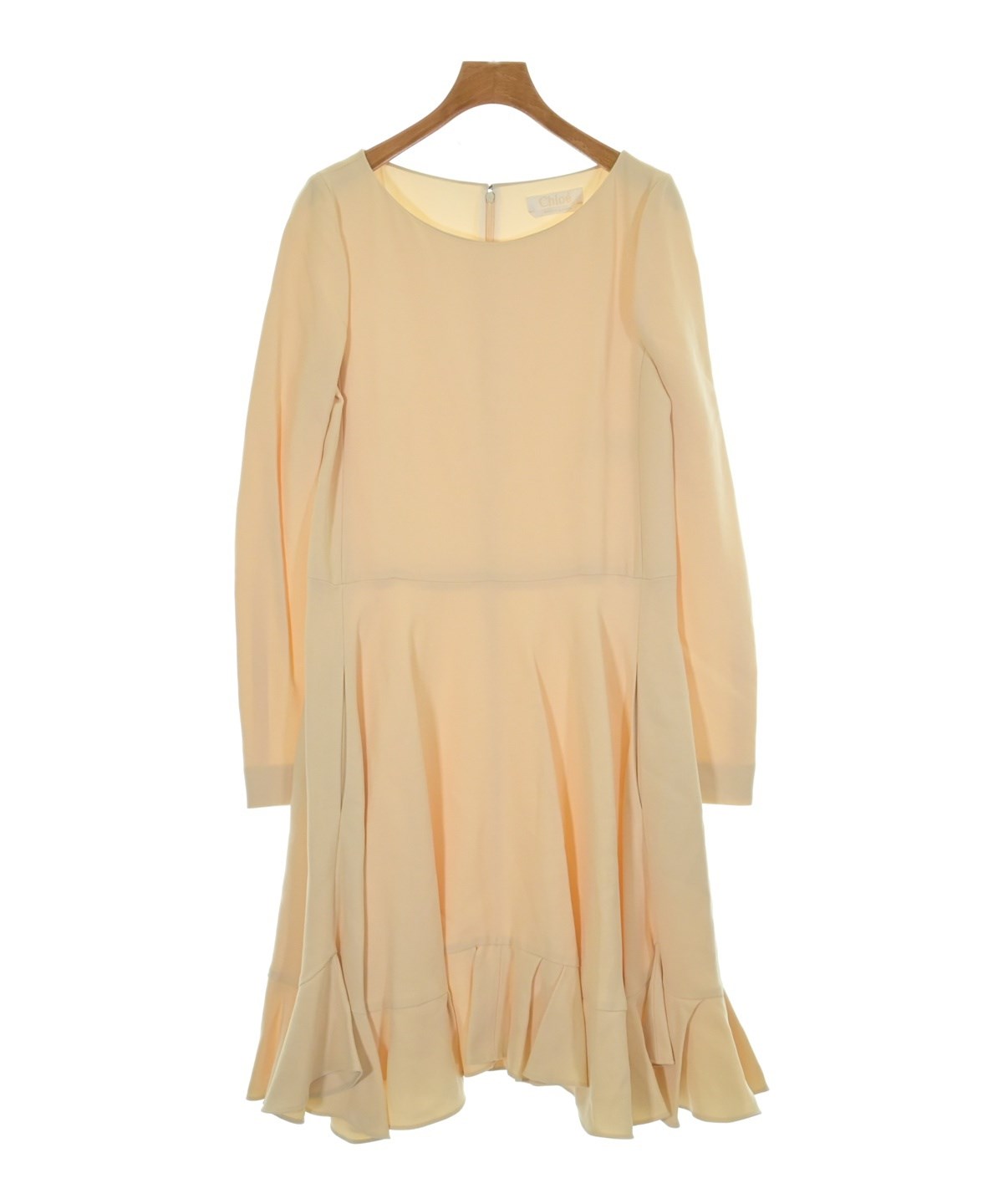 Chloe（クロエ）ワンピース ベージュ サイズ:36(XS位) レディース