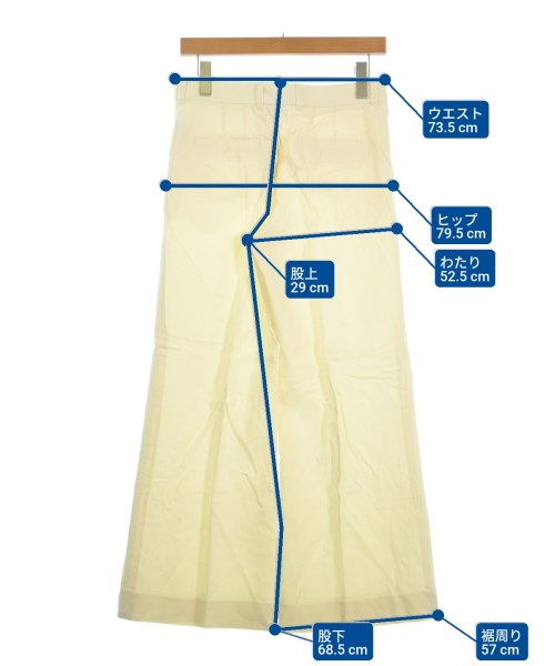 Chloe（クロエ）スラックス 黄 サイズ:36(XS位) レディース/2200618873029