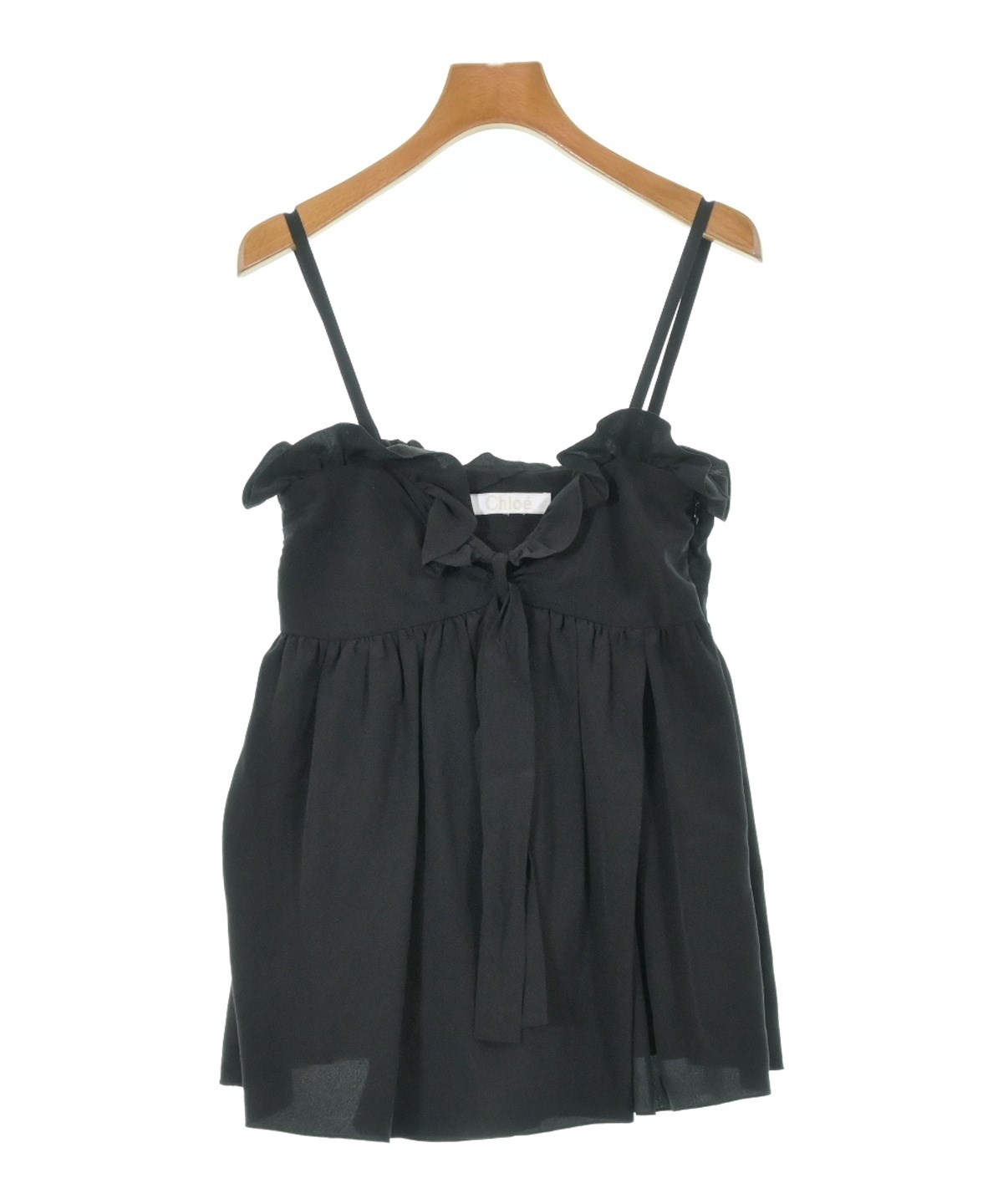 Chloe（クロエ）ブラウス 黒 サイズ:34(XXS位) レディース