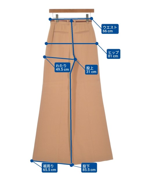 Chloe（クロエ）スラックス ベージュ サイズ:34(XXS位) レディース/2200673190154