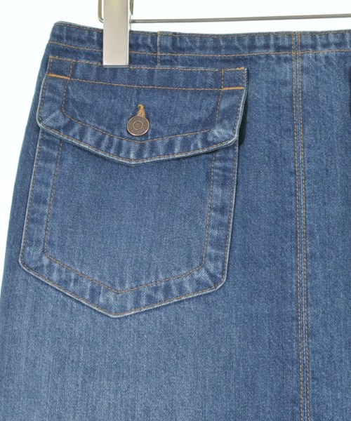 Chloe（クロエ）ひざ丈スカート 青 サイズ:38(S位) レディース/2200674588189