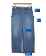 Chloe（クロエ）ひざ丈スカート 青 サイズ:38(S位) レディース/2200674588189