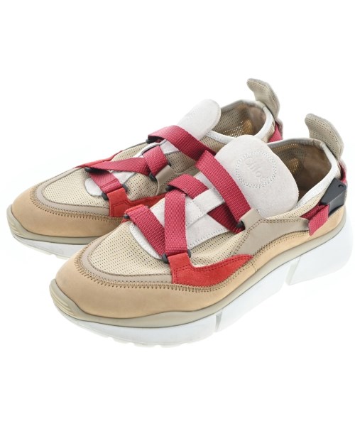 Chloe(クロエ)スニーカー ベージュ サイズ:EU39(25.5cm位)/2200675078245
