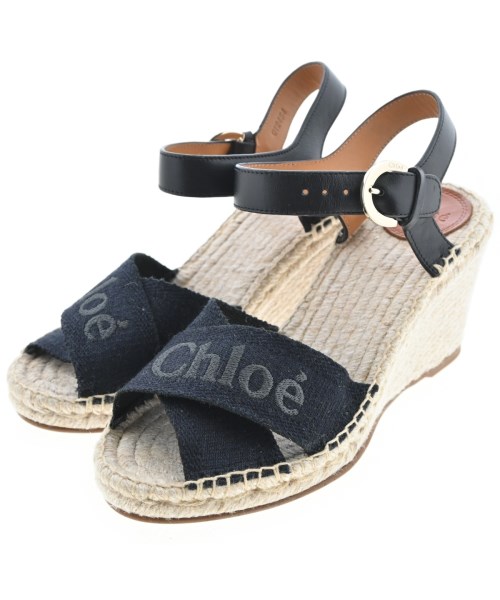 Chloe(クロエ)サンダル 黒 サイズ:EU35(21.5cm位)/2200677456072