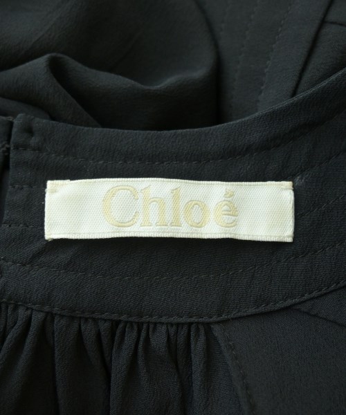 Chloe（クロエ）ブラウス 黒 サイズ:34(XXS位) レディース/2200679377085