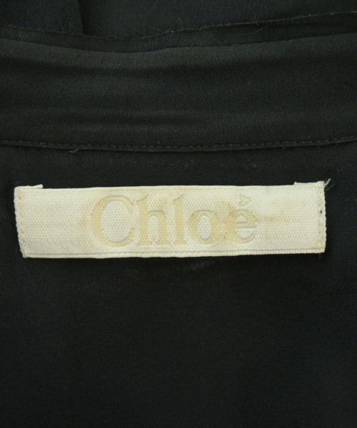 Chloe（クロエ）ブラウス 黒 サイズ:34(XXS位) レディース/2200679377115