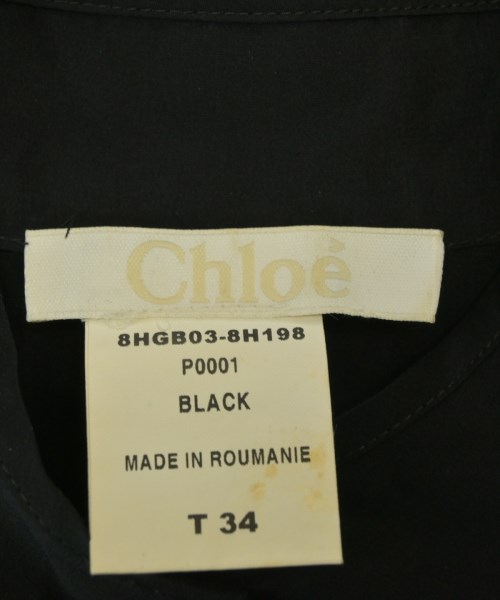 Chloe（クロエ）ブラウス 黒 サイズ:34(XXS位) レディース/2200679377160