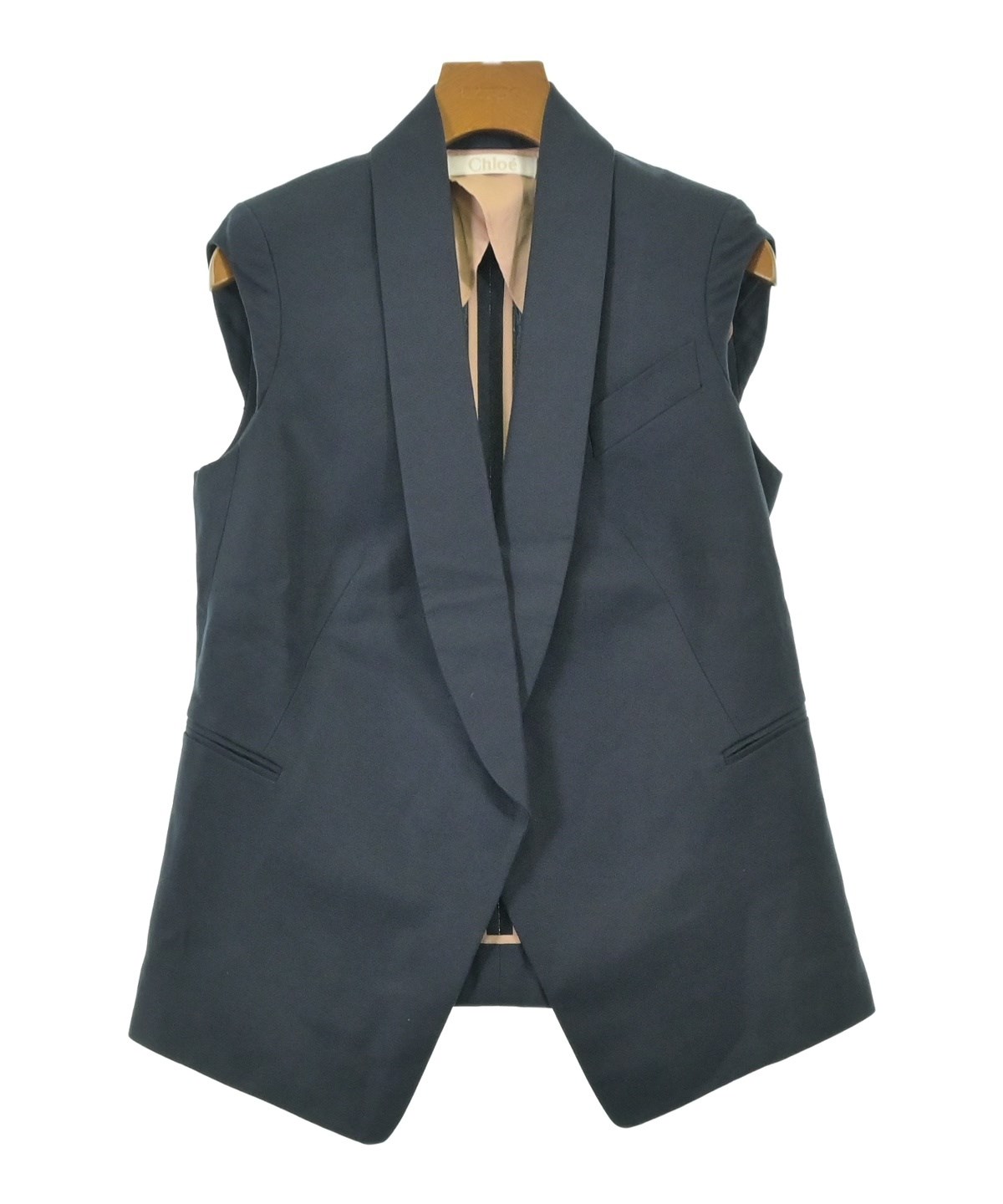 Chloe（クロエ）ジャケット 紺 サイズ:34(XXS位) レディース