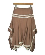 Chloe（クロエ）ひざ丈スカート 茶 サイズ:34(XXS位) レディース/2200682134286