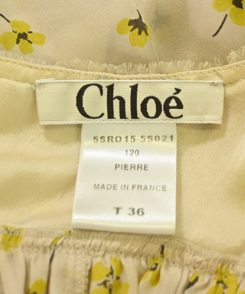 Chloe（クロエ）ワンピース ベージュ サイズ:36(XS位) レディース/2200689149115