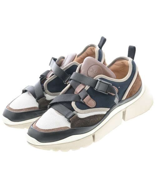 Chloe(クロエ)スニーカー 茶 サイズ:EU39(25.5cm位)/2200689942150