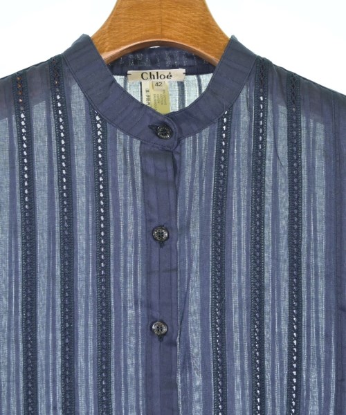 Chloe（クロエ）シャツワンピース 紺 サイズ:42(M位) レディース/2200692097229