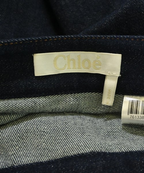 Chloe（クロエ）ひざ丈スカート 紺 サイズ:34(XXS位) レディース/2200695743109