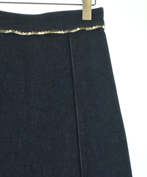 Chloe（クロエ）ひざ丈スカート 紺 サイズ:34(XXS位) レディース/2200695743109