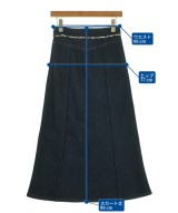 Chloe（クロエ）ひざ丈スカート 紺 サイズ:34(XXS位) レディース/2200695743109