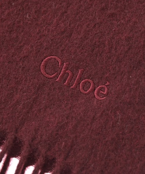 Chloe（クロエ）マフラー 赤 サイズ:- レディース/2200697062147