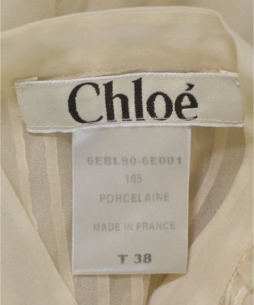 Chloe（クロエ）ブラウス ベージュ サイズ:38(S位) レディース/2200695937577