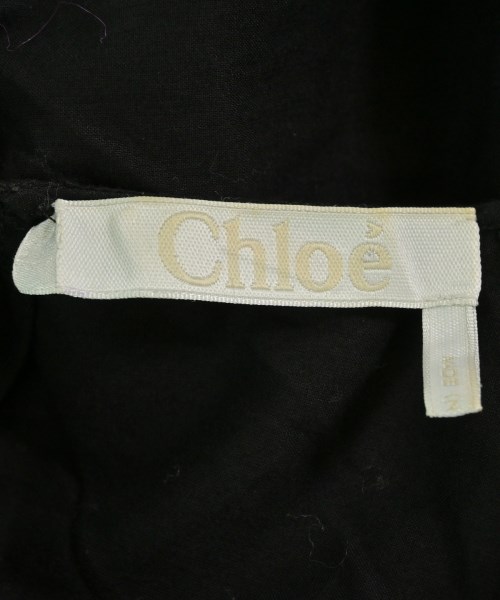 Chloe（クロエ）ブラウス 黒 サイズ:36(XS位) レディース/2200698451278