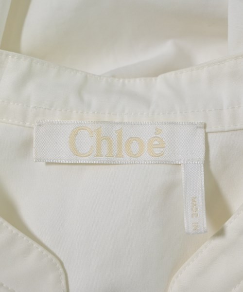 Chloe（クロエ）カジュアルシャツ 白 サイズ:36(XS位) レディース/2200701057015