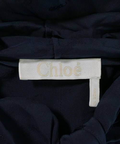 Chloe（クロエ）ブラウス 紺 サイズ:36(XS位) レディース/2200701057022