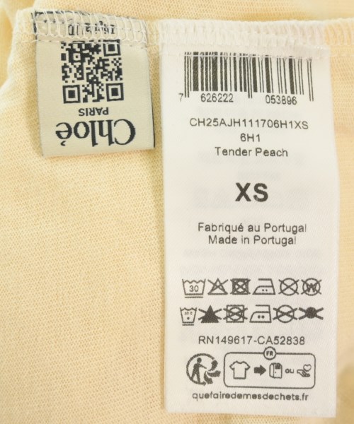 Chloe（クロエ）Tシャツ・カットソー ベージュ サイズ:XS レディース/2200701150082