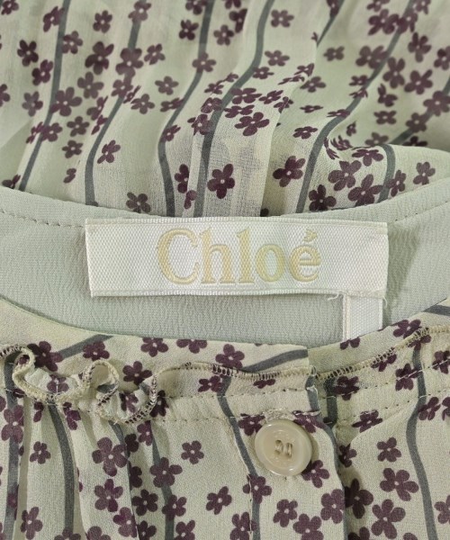 Chloe（クロエ）ワンピース ベージュ サイズ:38(S位) レディース/2200698544536