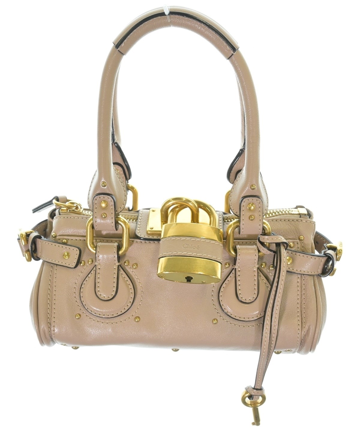 Chloe クロエ　ピンク レザー ハンドバッグ ゴールド金具 Chloe（クロエ）ハンドバッグ ピンク サイズ:- レディース