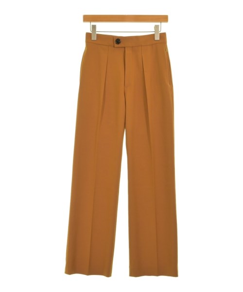 Chloe(クロエ)スラックス 茶 サイズ:34(XXS位)/2200701763442