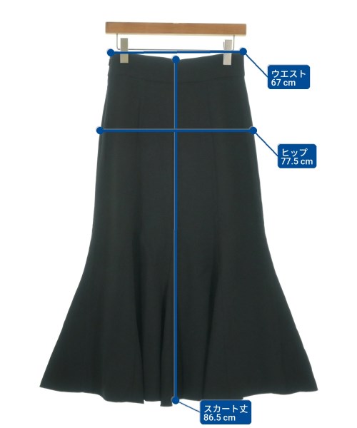 Chloe（クロエ）ロング・マキシ丈スカート 黒 サイズ:34(XS位) レディース/2200656465088