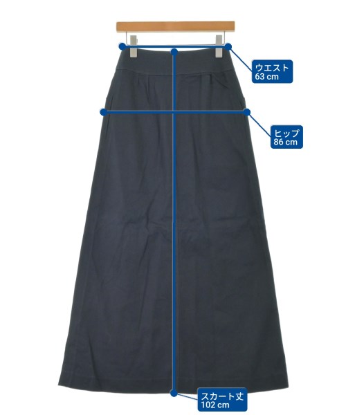 Chloe（クロエ）ロング・マキシ丈スカート 紺 サイズ:34(XXS位) レディース/2200657078201