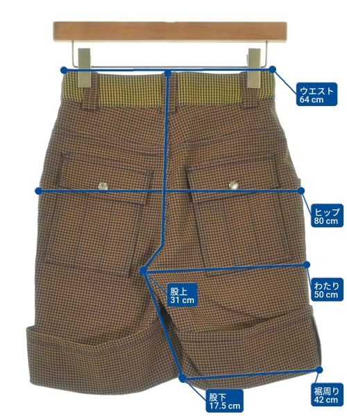 Chloe（クロエ）ショートパンツ オレンジ サイズ:34(XXS位) レディース/2200657669522