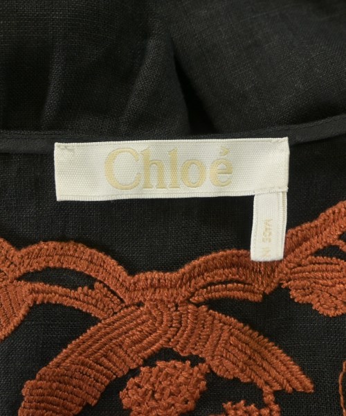 Chloe（クロエ）ブラウス 黒 サイズ:36(XS位) レディース/2200657669546