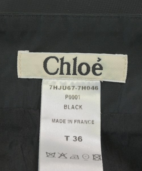 Chloe（クロエ）ひざ丈スカート 黒 サイズ:36(XS位) レディース/2200653812410