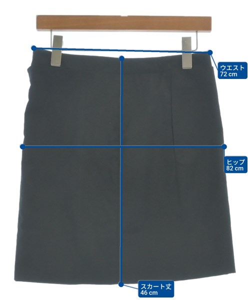 Chloe（クロエ）ひざ丈スカート 黒 サイズ:36(XS位) レディース/2200653812410