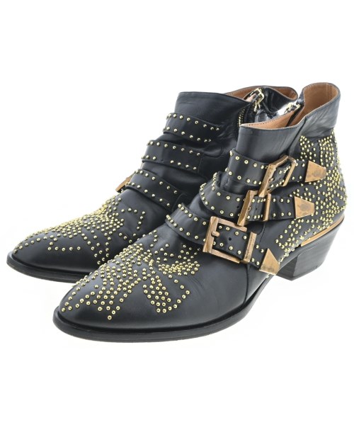 Chloe(クロエ)ブーツ 黒 サイズ:EU37(23.5cm位)/2200661060056