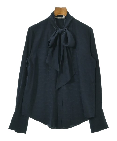 Chloe(クロエ)ブラウス 紺 サイズ:36(XS位)/2200657517106